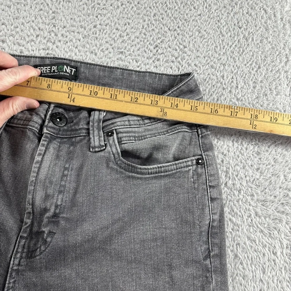 Free‎ Planet Jeans Mens 32x32 (30x30) Gray Wash Sustainable Denim Straight Leg